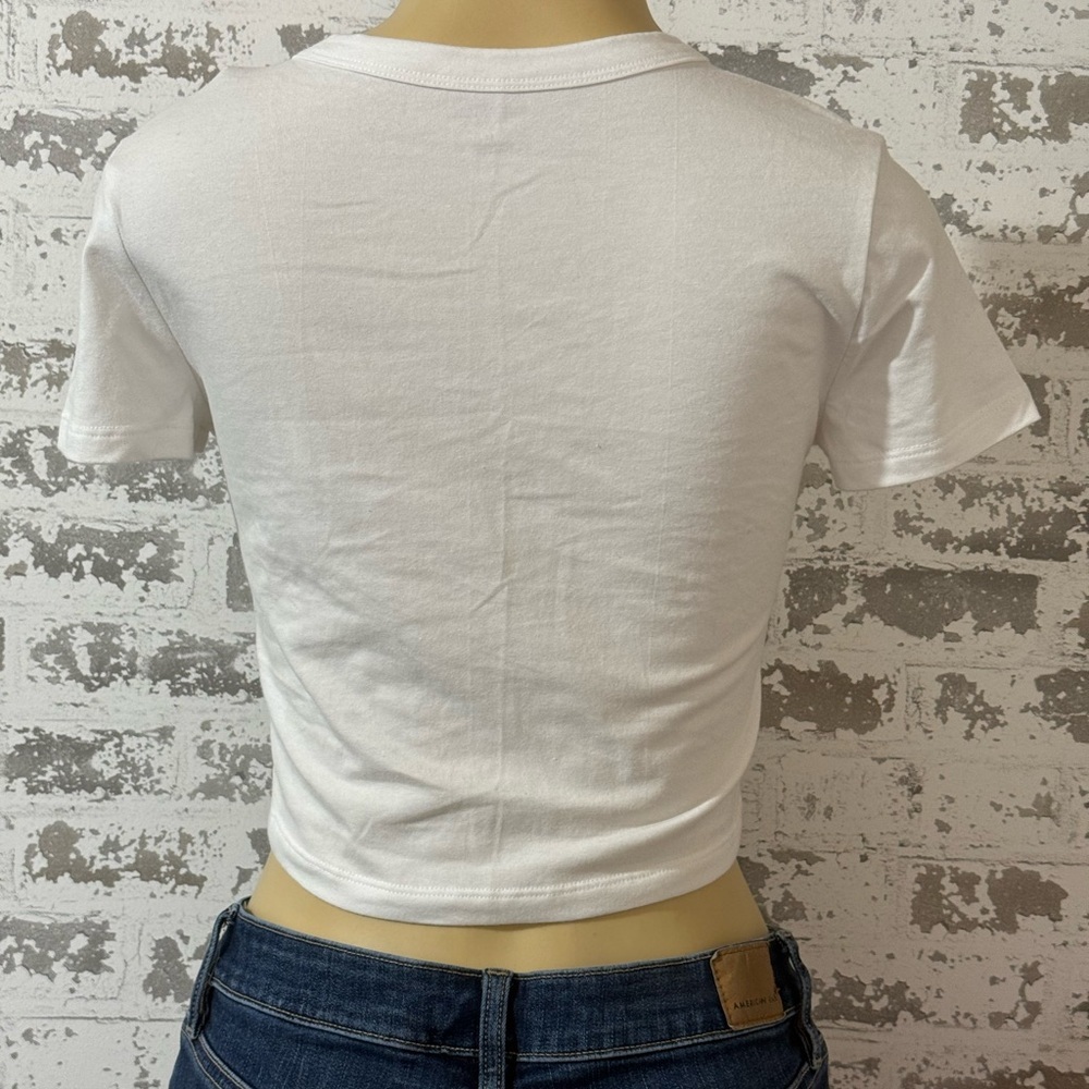 Wild Fable White Crop Top - Picture 2 of 3